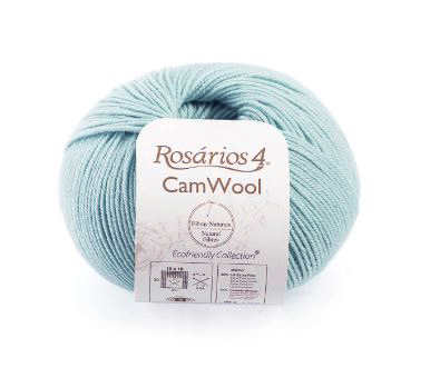 iba 10ks! Camwool 33 - Vintage modrá prírodná vlna s merinom a ťavou