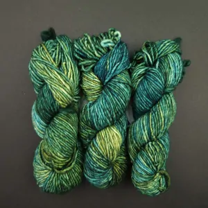 Mecha 128 Fresco y Seco - Zeleno zelená 100% Superwash merino vlna