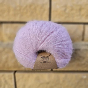 Brushed Alpaca Silk 12 - svetlo ružová - vlna s alpakou a hodvábom