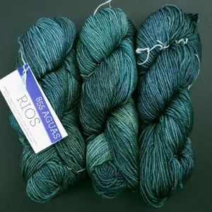 Rios - 855 Aguas - vintage petrolej 100% Superwash merino