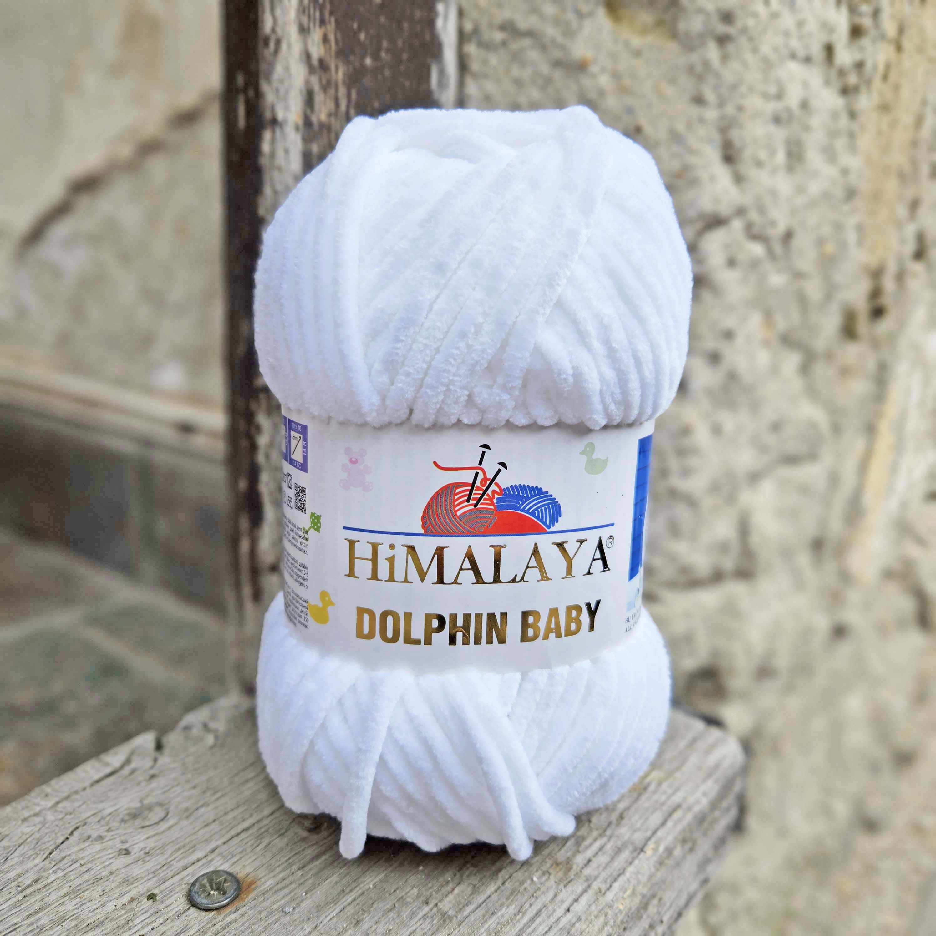 Dolphin Baby 80301 - Biela detská vlna 