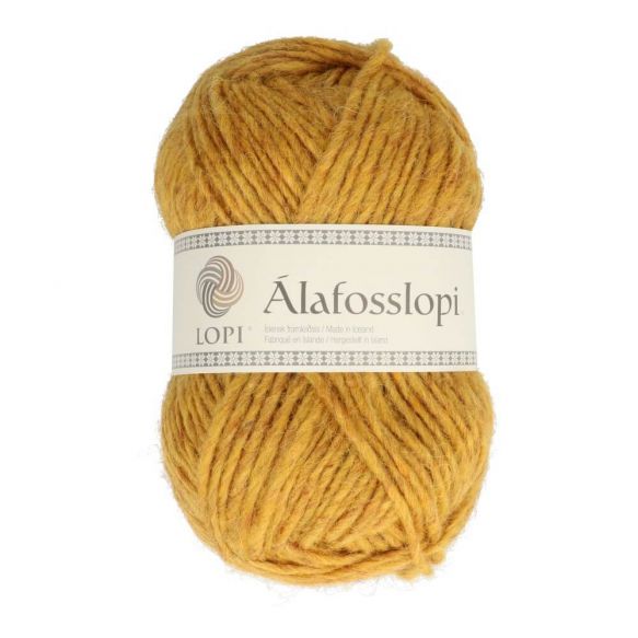 Álafosslopi 9964 - golden  - medovo žltá 100% islandská vlna LOPI