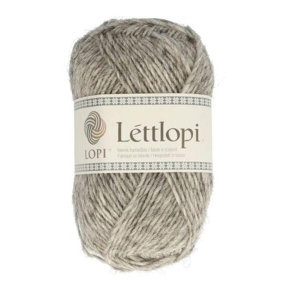 Léttlopi 0056 - Light Grey - svetlejšia sivá 100% islandská vlna