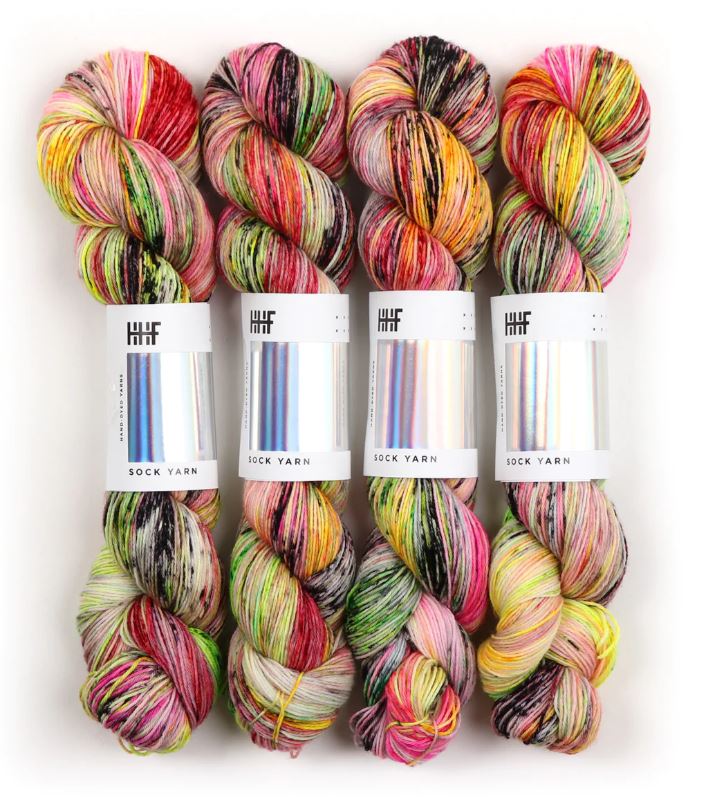 HHF Sock - Oracle - antracit farebná merino vlna /ks