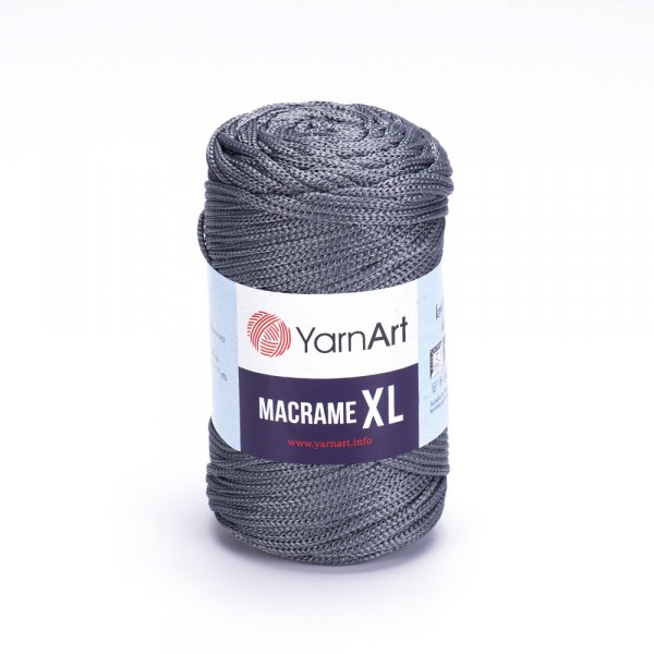 Macrame XL 159 - tmavo sivá hrubšia špagátová priadza