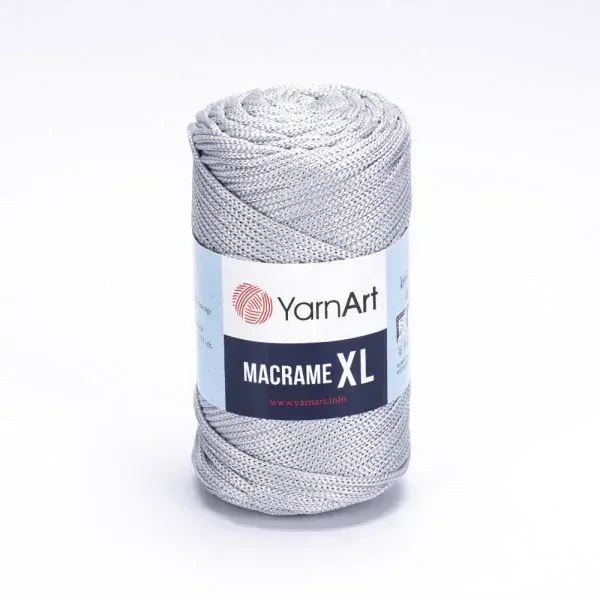 Macrame XL 149 - svetlo sivá hrubšia špagátová priadza