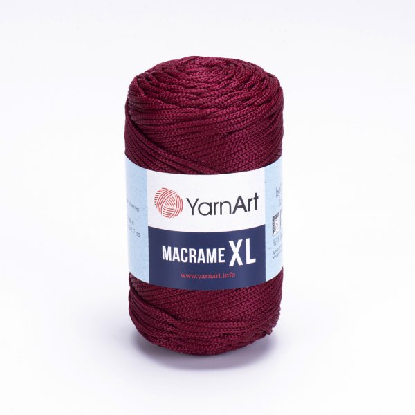 Macrame XL 143 - červevná hrubšia špagátová priadza