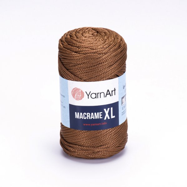 Macrame XL 151 - čokoládová hrubšia špagátová priadza