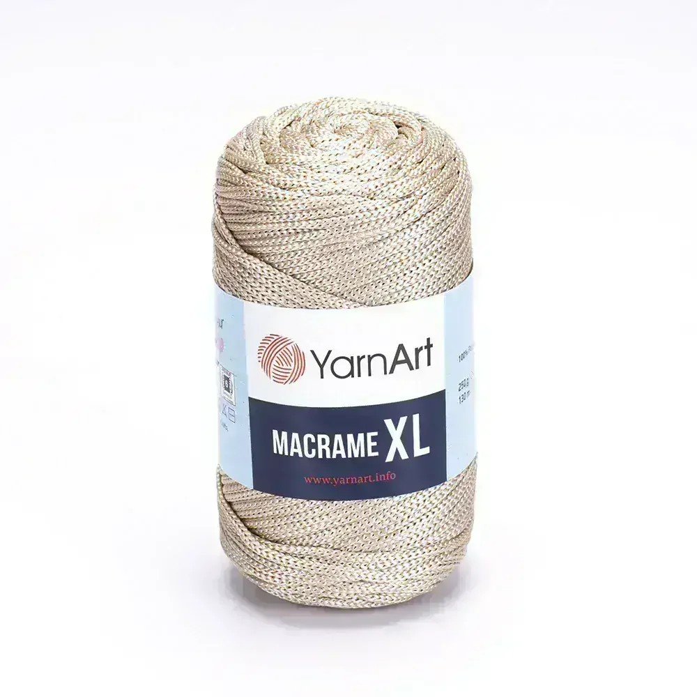 Macrame XL 171 - púdrová ružová hrubšia špagátová priadza