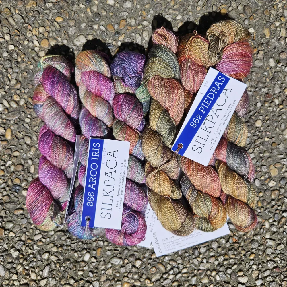 Silkpaca - paríž modrá tenučká vlna z baby alpaky a hodvábu - iba 4ks!