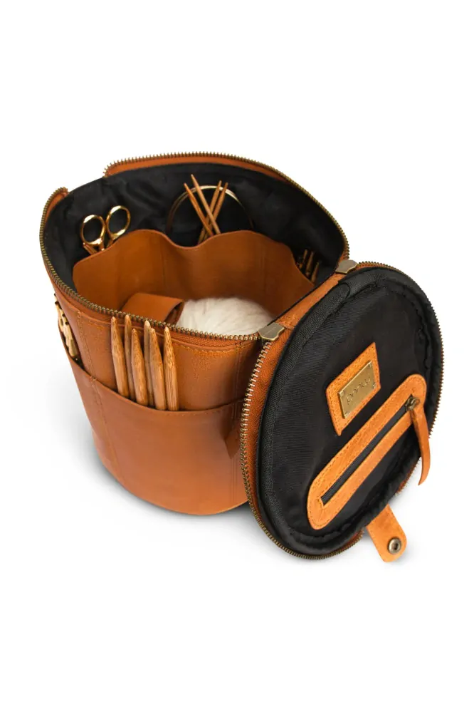 Muud Living - Saturn - hnedá koža - taška na klbká