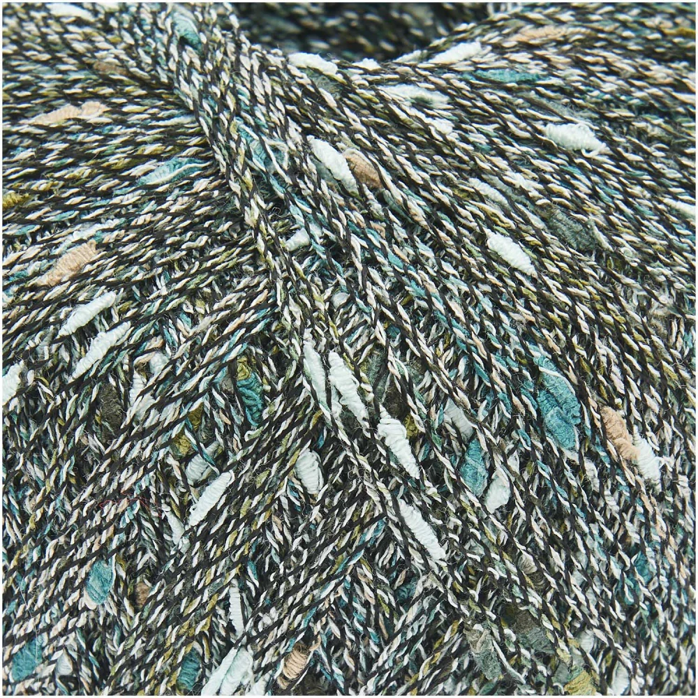 Make It Tweed 005 - zemitá tenká pripletacia priadza s nopkami