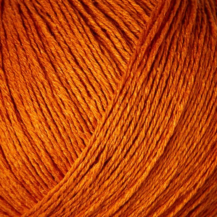 Pure Silk - Hokkaido - oranžový 100% buretový hodváb
