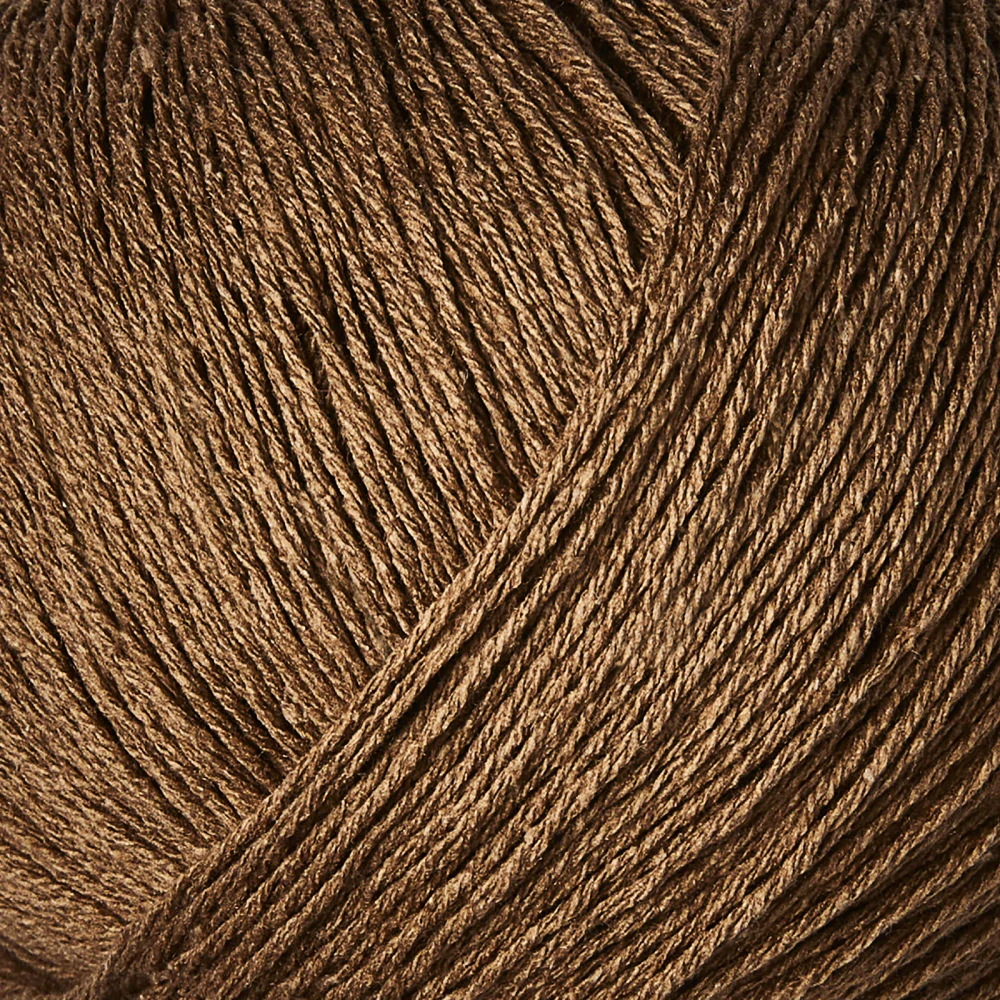 iba 4ks! Pure Silk - Dark Cognac - čoko hnedý 100% buretový hodváb