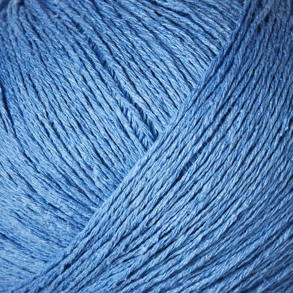 Pure Silk - Poppy Blue - stredne modrý 100% buretový hodváb