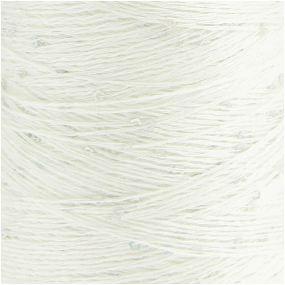 Make It Blümchen 020 - paríž modrá tenká pripletacia priadza s flitrami