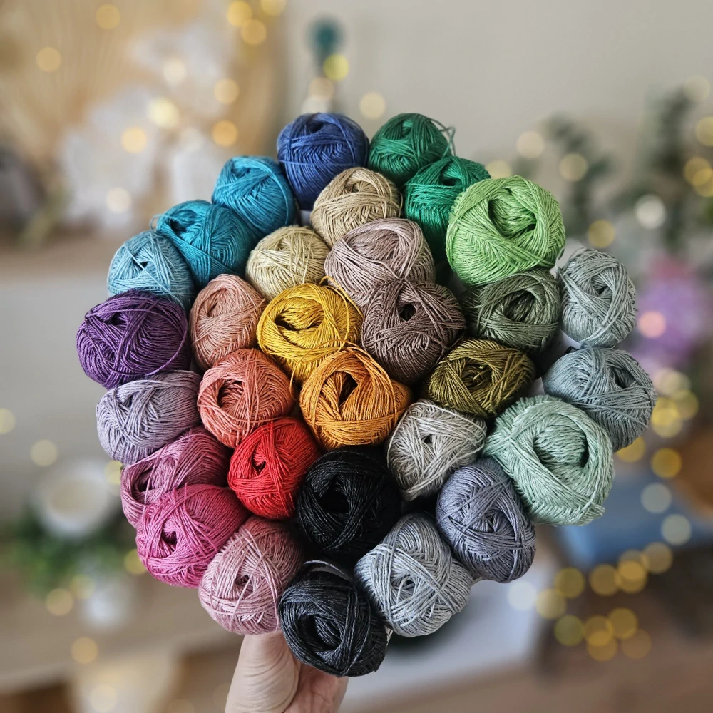 Intense Linen 4127 - tmavo zelená priadza z ľanu a viskózy