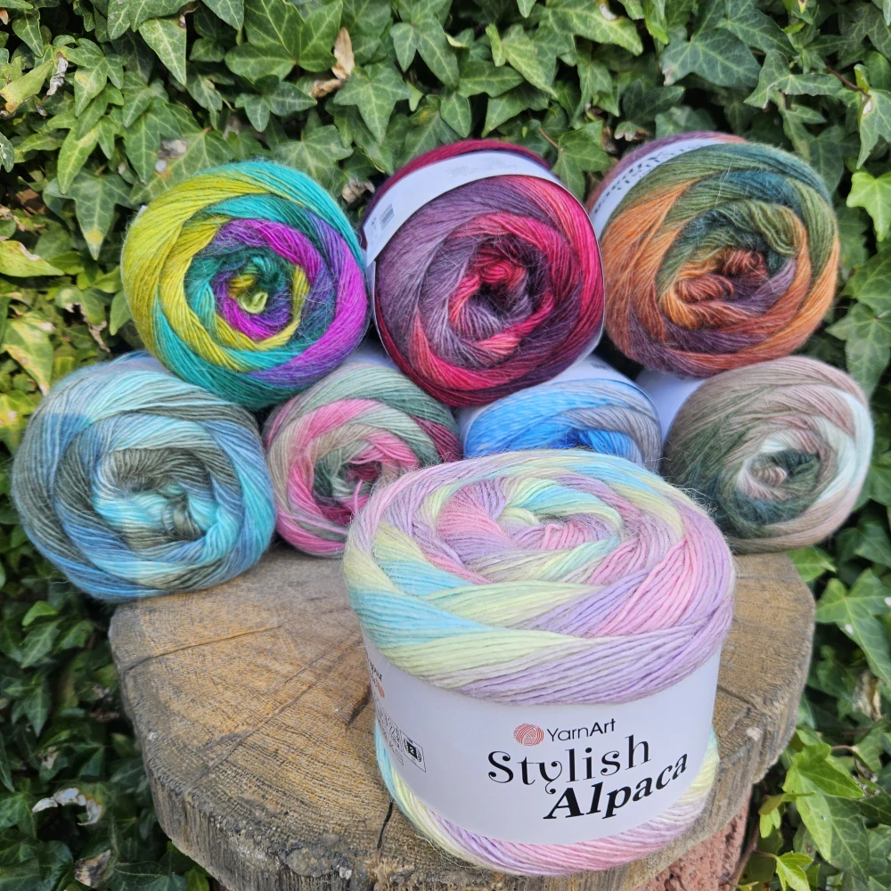 Stylish Alpaca 7707 - pastelková zmesová vlna s alpakou