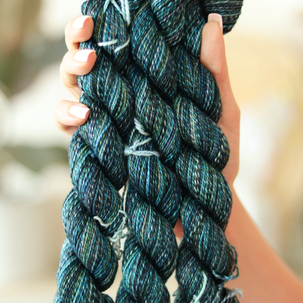 Torzal 252 - Wabi Sabi - petrol tmavo morská 100% superwash merino vlna