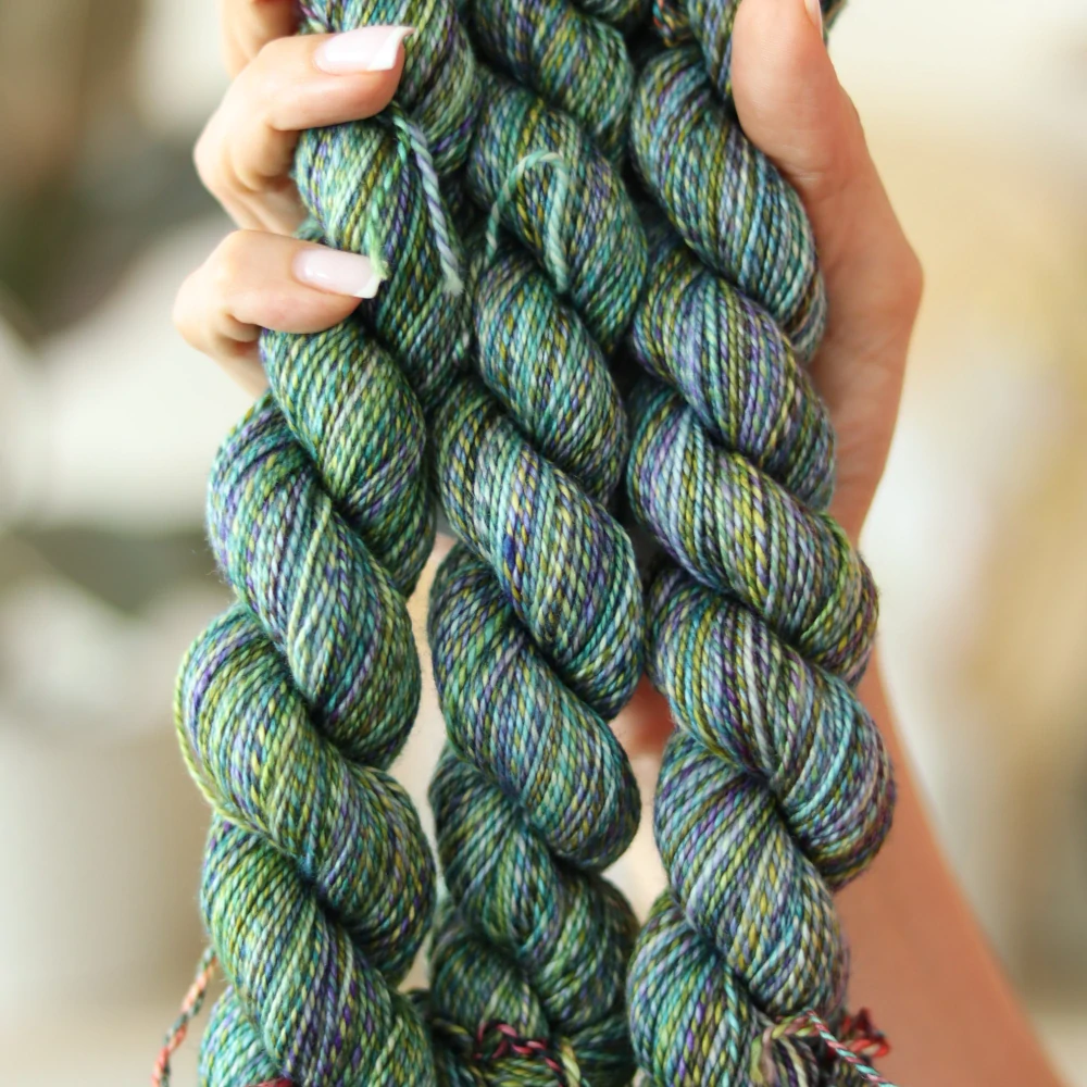 Torzal 416 - Indiecita - zeleno morská 100% superwash merino vlna