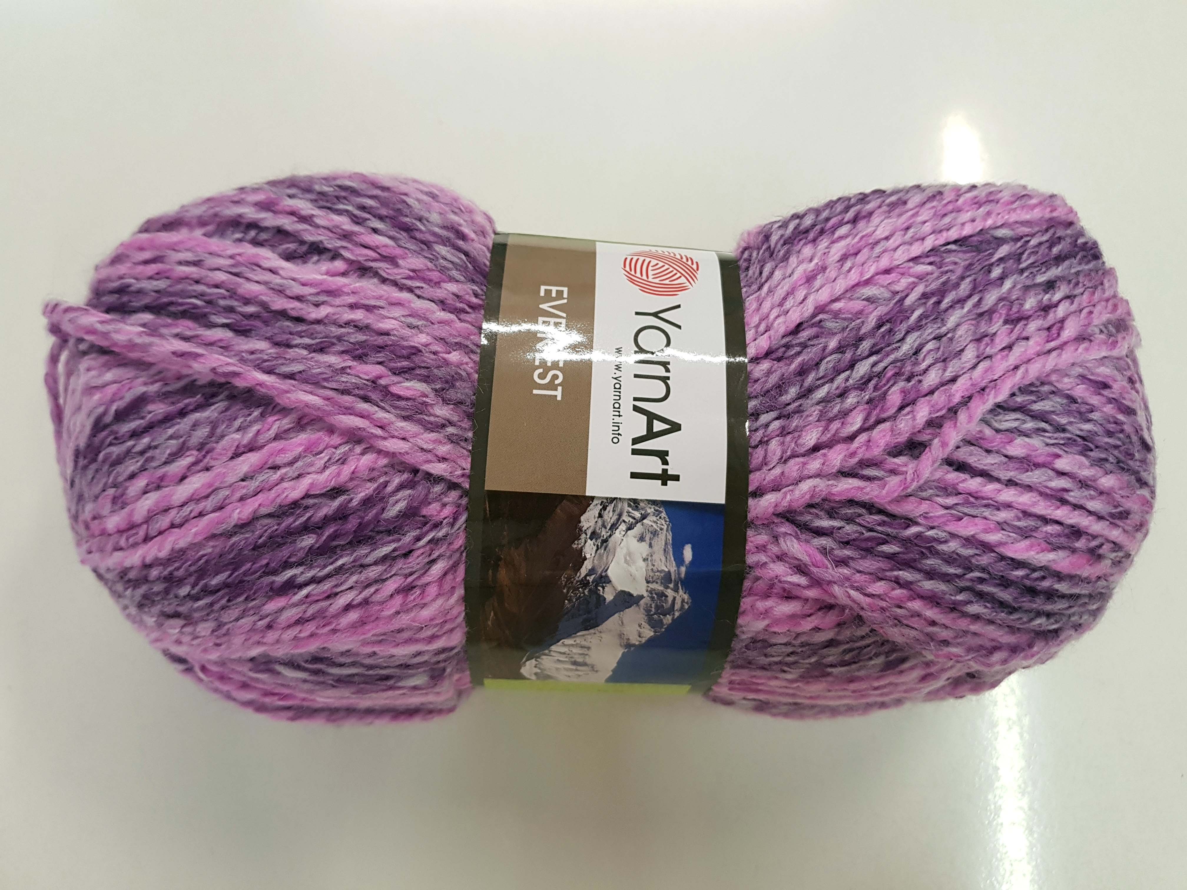 Everest 7023 ružová melírovaná vlna 