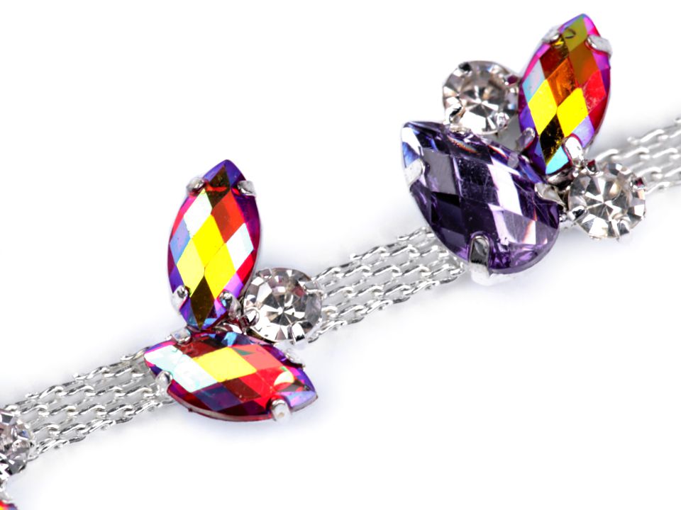 Slzičková kamienková ozdoba / 1ks / 2cm x 10,5cm