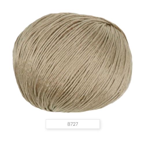 Silky 8727 - hnedo béžová letná priadza zo 100% hodvábu