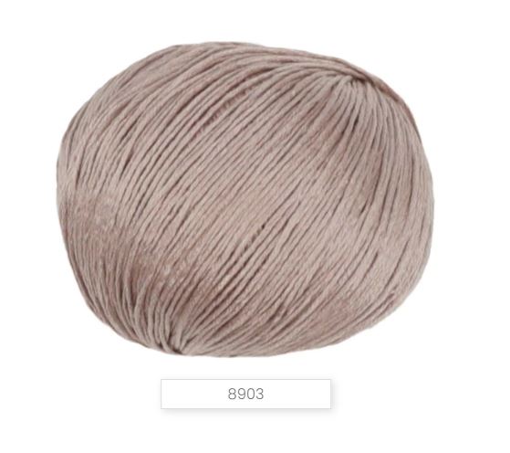 Silky 8903 - vintage pieskovo staroružová letná priadza zo 100% hodvábu