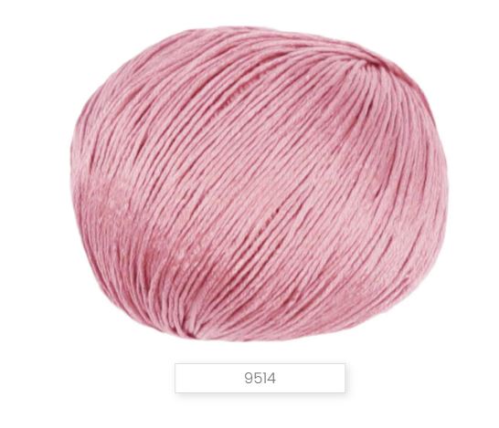 Silky 9514 - ružová letná priadza zo 100% hodvábu