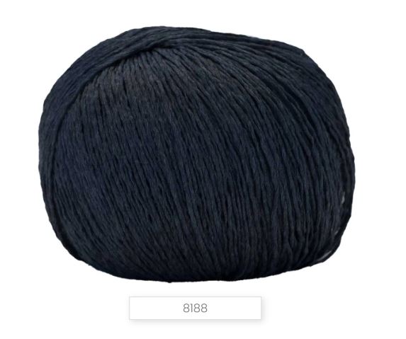 Silky 8188 - tmavo modrá letná priadza zo 100% hodvábu