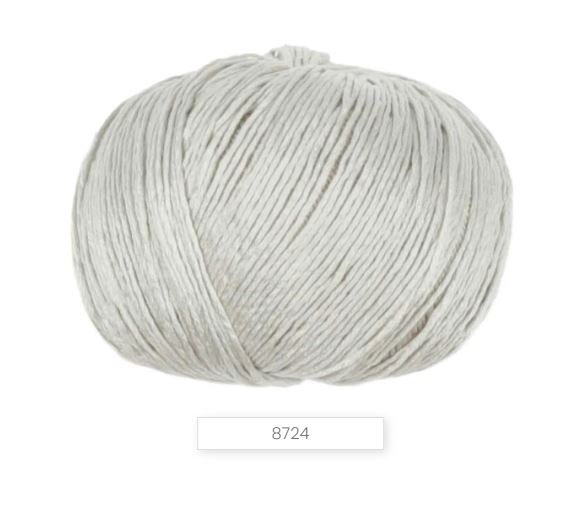 iba 6ks! Silky 8724 - sivá letná priadza zo 100% hodvábu