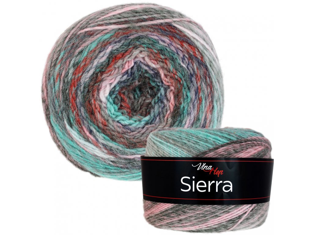 Sierra Color 7201 - Vintage melírovaná zimná vlna