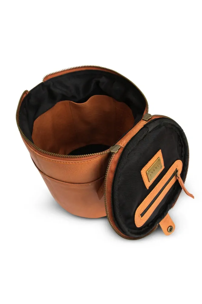 Muud Living - Saturn - hnedá koža - taška na klbká