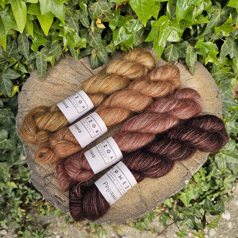 Pegasus - 231 - petrolejová tenká mohérová priadza s hodvábom