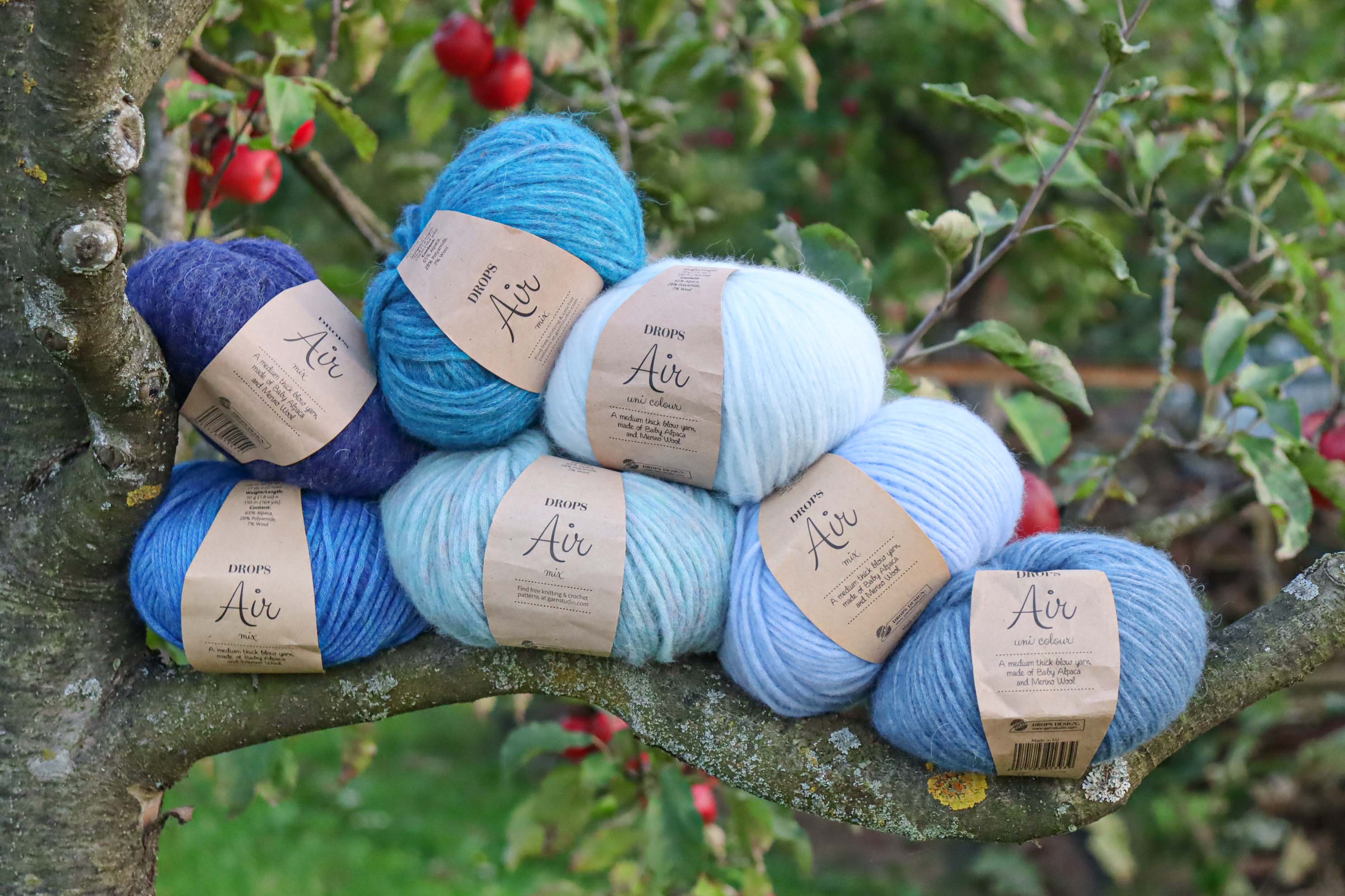 Air 61 - Červená vzdušná zmesová vlna 