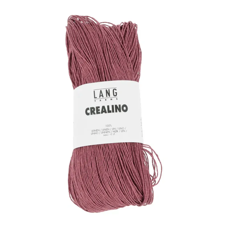 Crealino 062 - Burgundy - tmavšia malinová100% ľanová priadza