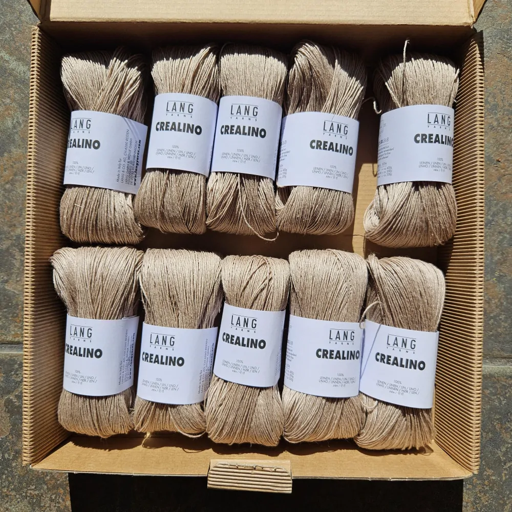 Crealino 009 - Rose Quarz - bežovo ružová 100% ľanová priadza