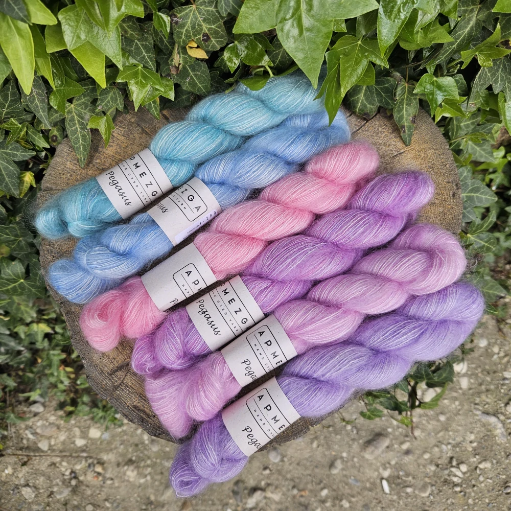 Pegasus - 231 - petrolejová tenká mohérová priadza s hodvábom