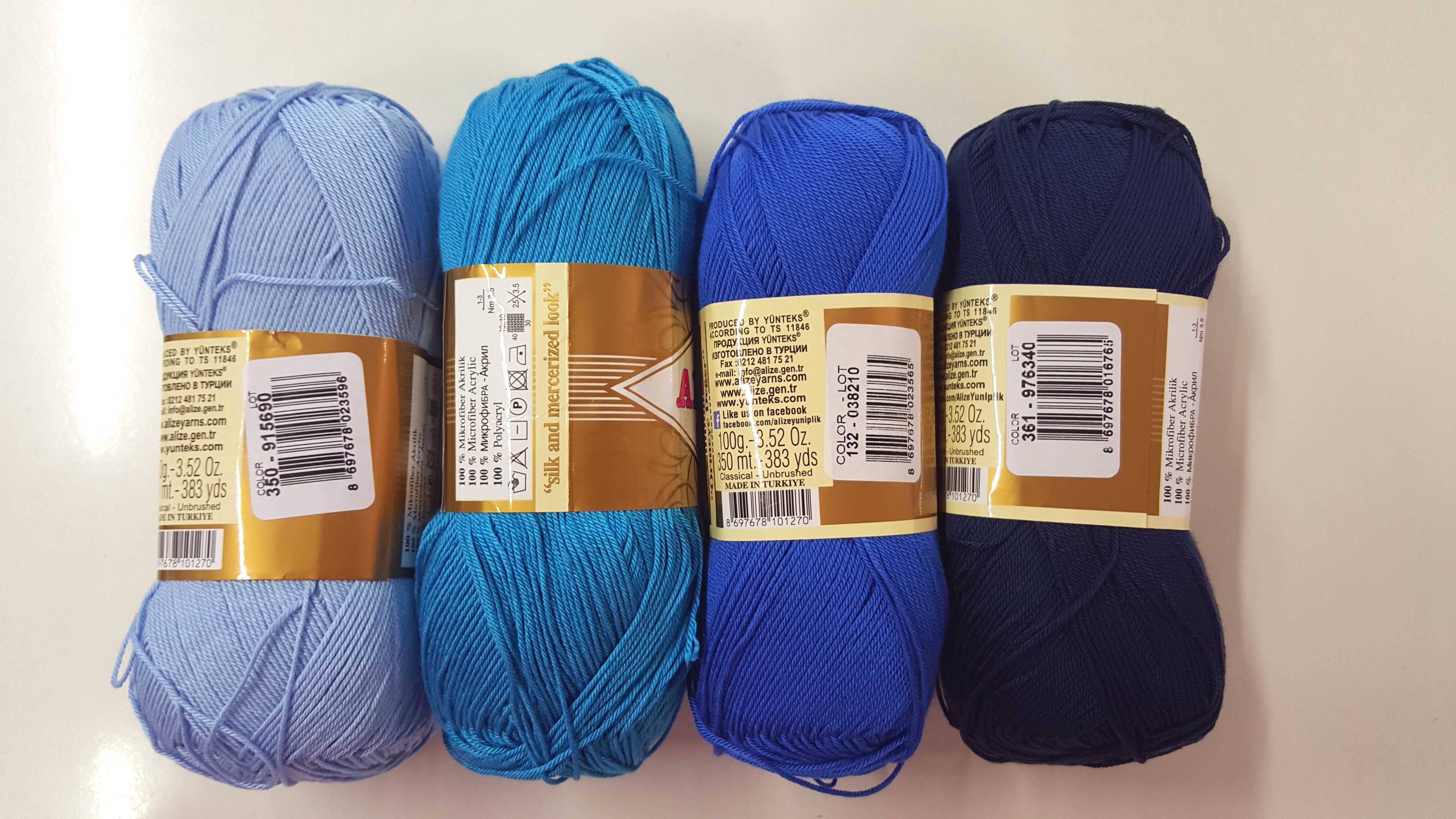 Krémovo maslová letná akrylová mikrovlákno vlna Diva 01