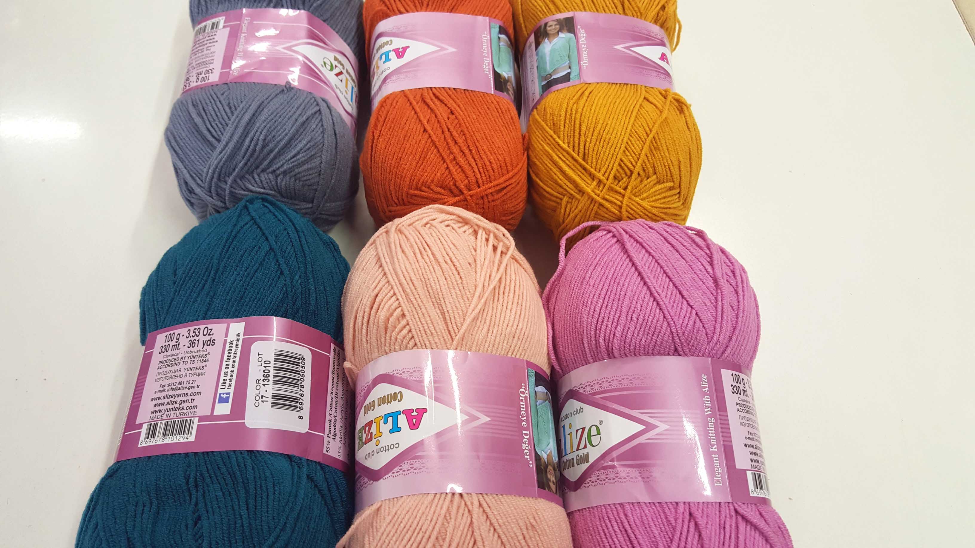 Cotton Gold 36 - Škoricovo oranžová priadza (ako Jeans ale v 100g klbku)